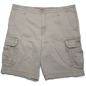 Unionbay Cargo Shorts Mens 38 Biege Cotton Relaxed